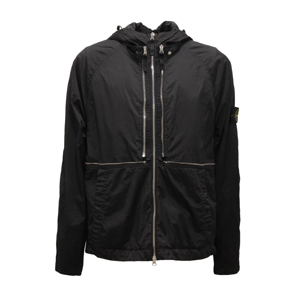 Stone Island Hombre Negro - Giubbotto Leggero Nylon Metal Watro Jacket - Jackets - L