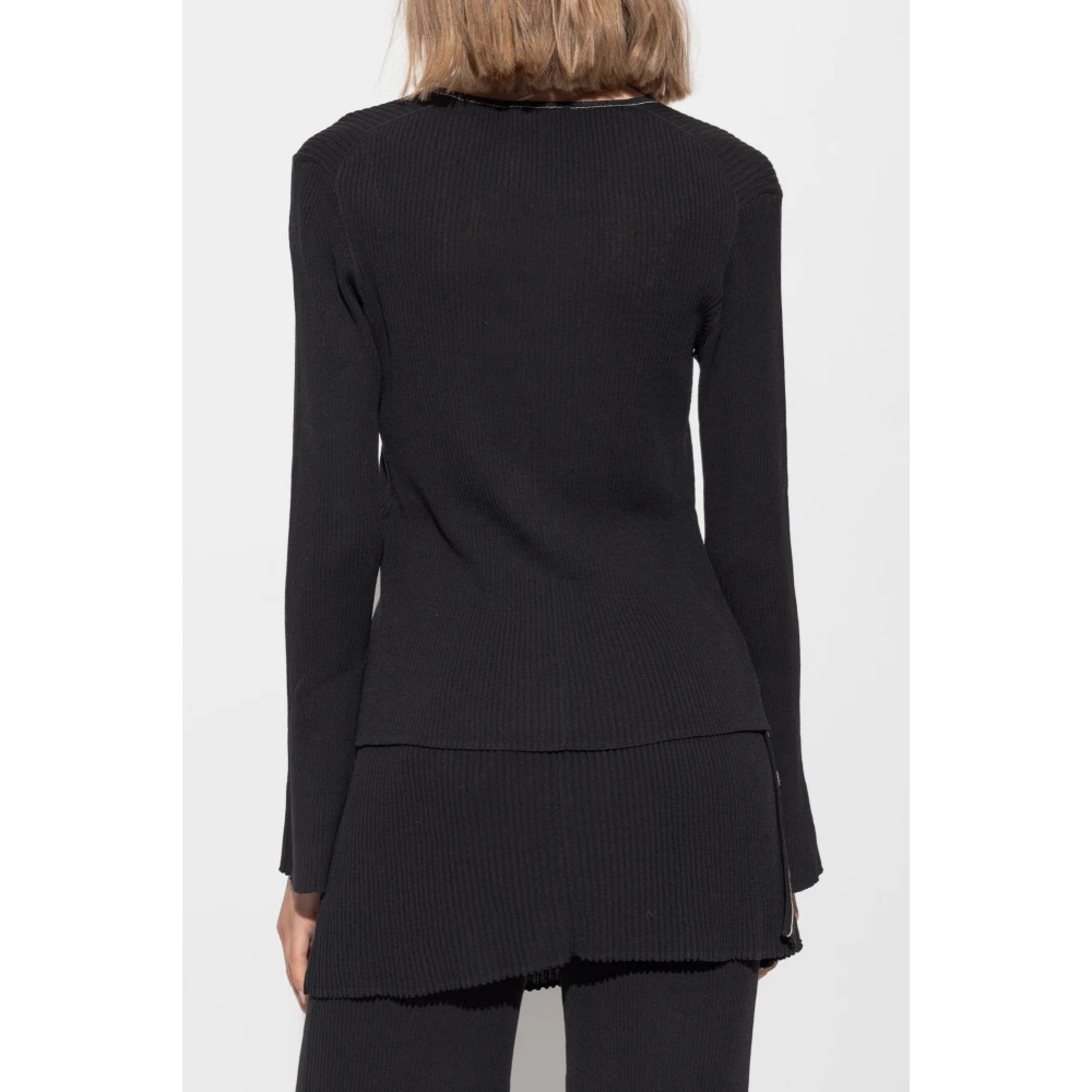 By Malene Birger Gestreepte Cardigan Cirella By Herenne Birger Black Dames