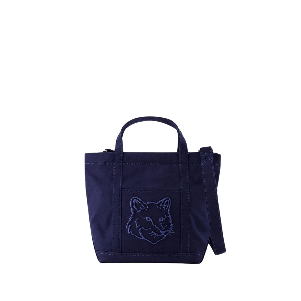 Maison Kitsuné Tote Bags Blue Unisex