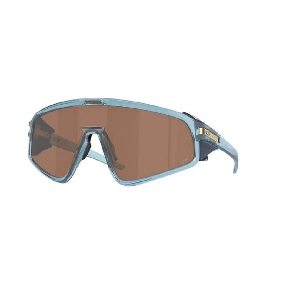 Oakley Gray Sunglasses, Unisex, 35 Mm, Authentic Latch Panel Glasses