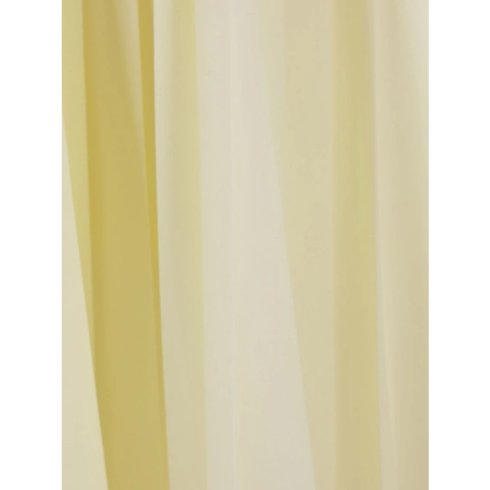 Plan C Midi rok in wit katoenboor Multicolor Dames