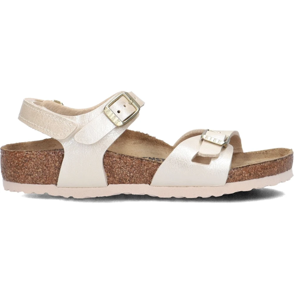 Birkenstock Girls White Kids Sandals, 27 Eu, Sandals Rio As Kids