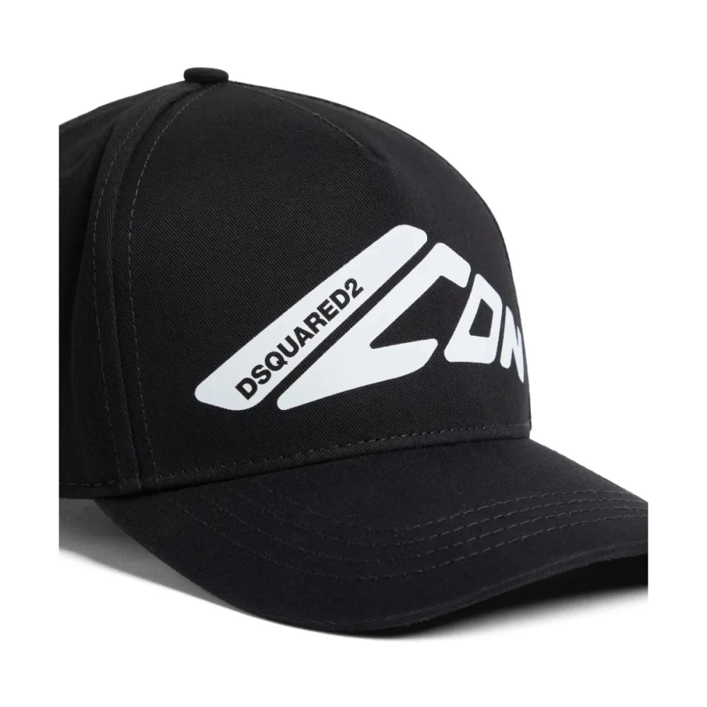 Dsquared2 Baseball Cap voor stijlvolle look Black Heren