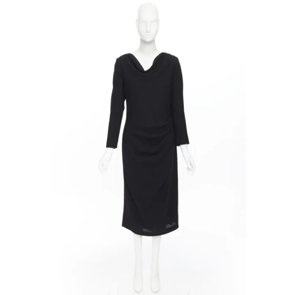 Alexander McQueen Pre-owned Wool dresses Black Dames