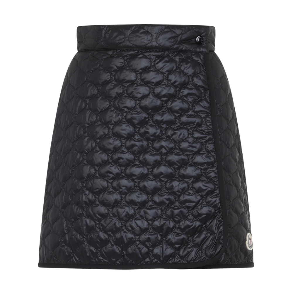 Moncler Women's Black Short Skirts, 2XS, Skirt For Aw25