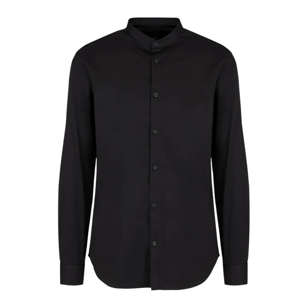 Armani Exchange Black Casual Shirts, Male, Xs, Camicia