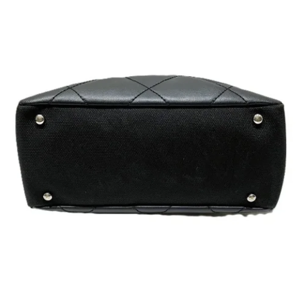 Chanel Vintage Pre-owned Canvas chanel-bags Black Dames