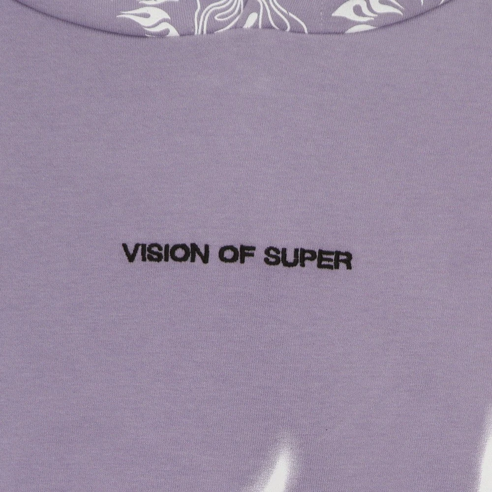 Vision OF Super Bandana Print Lichtgewicht Hoodie Lila Purple Heren