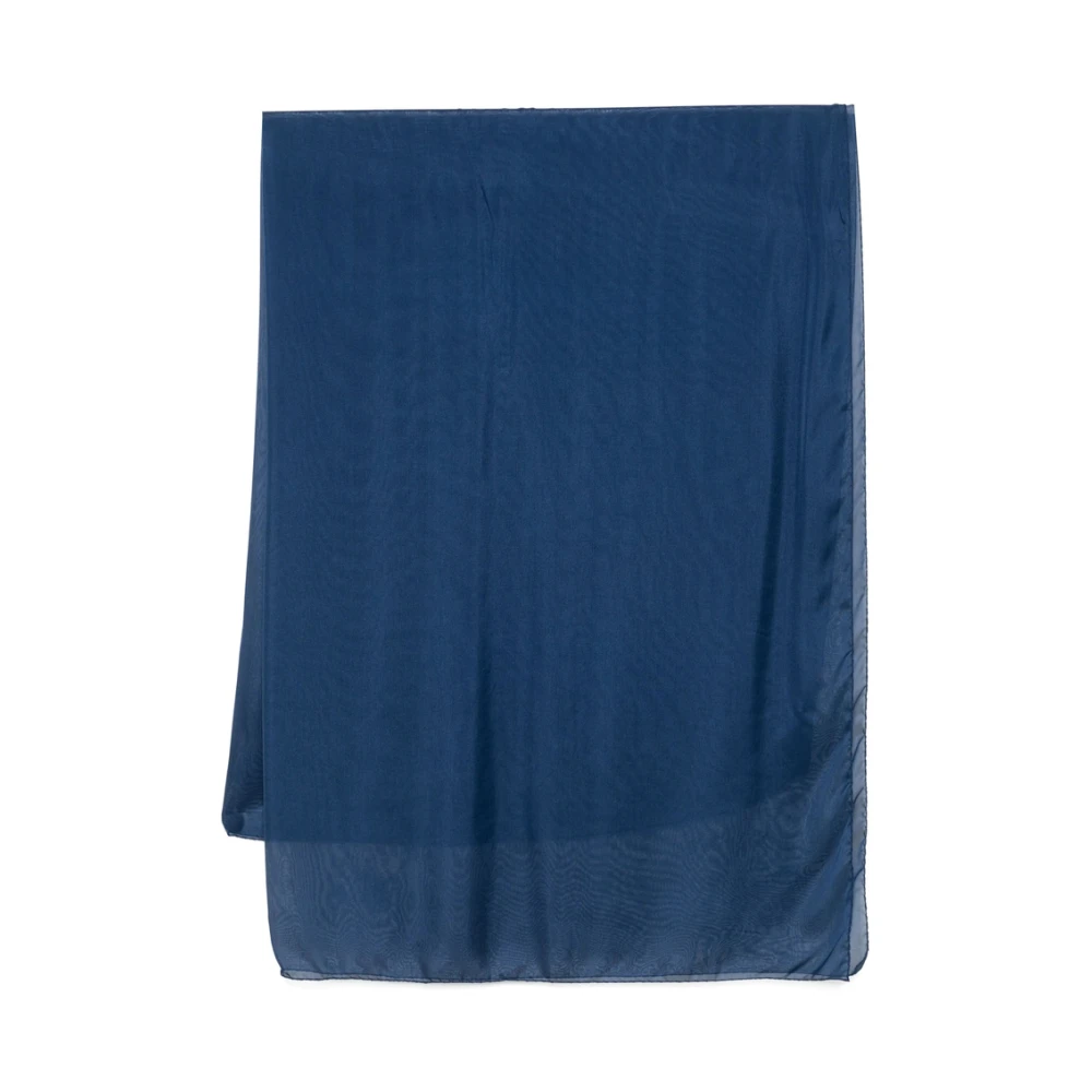 Lady Anne Middernachtblauw Wrap Design Rechthoek Stola Blue Dames