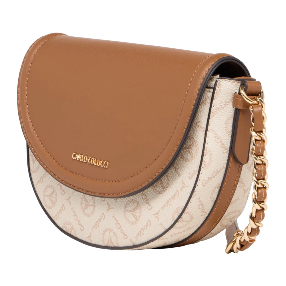 carlo colucci Stijlvolle Handtas met Logoprint Multicolor Dames