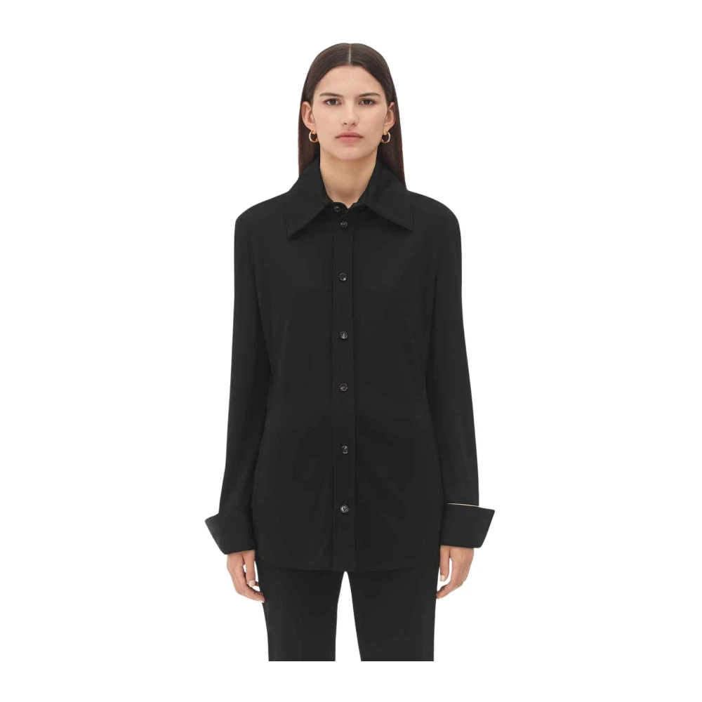 Bottega Veneta Zwarte Shirt voor Mannen Black Dames