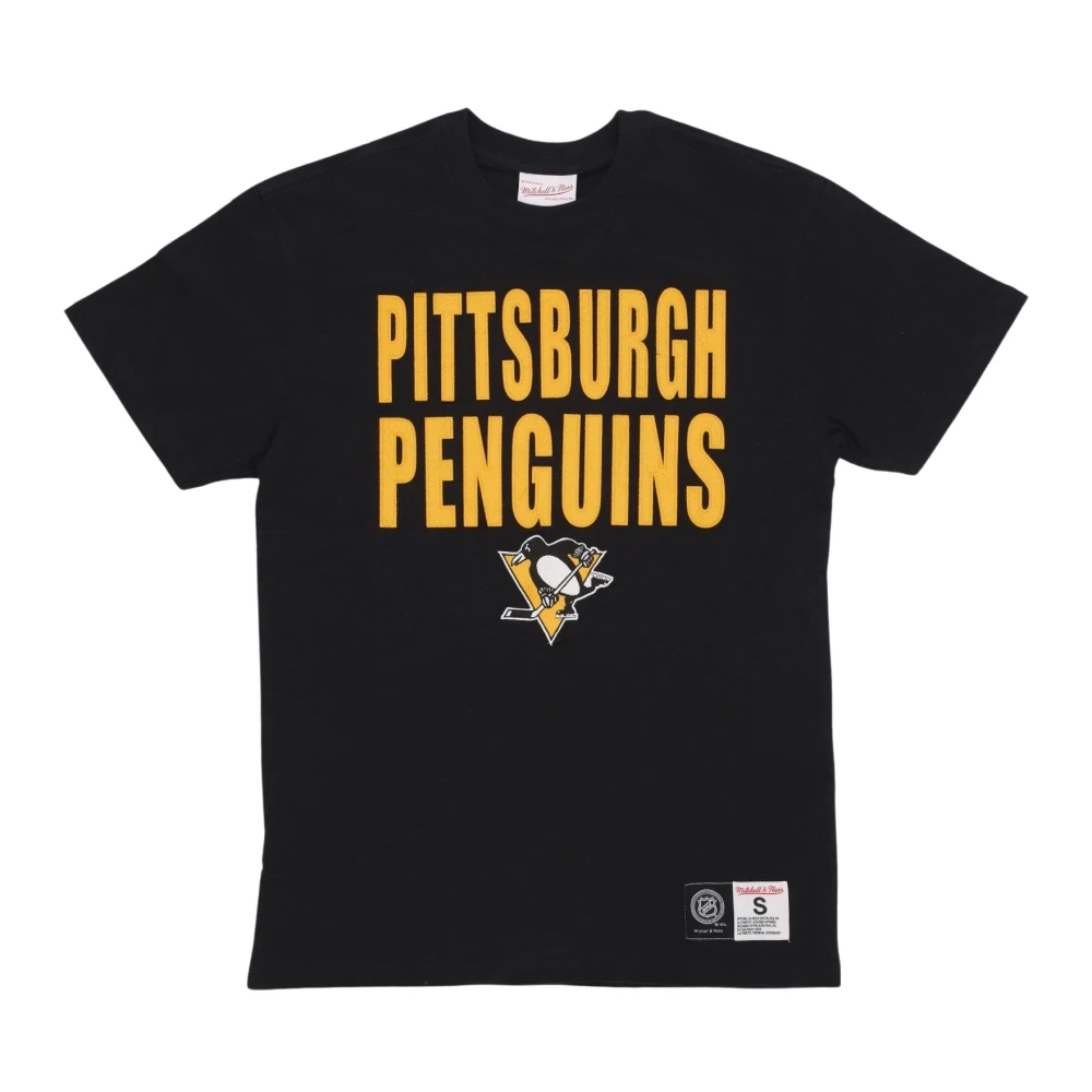 Mitchell & Ness Pittsburgh Penguins NHL Tee Shirt Black Heren