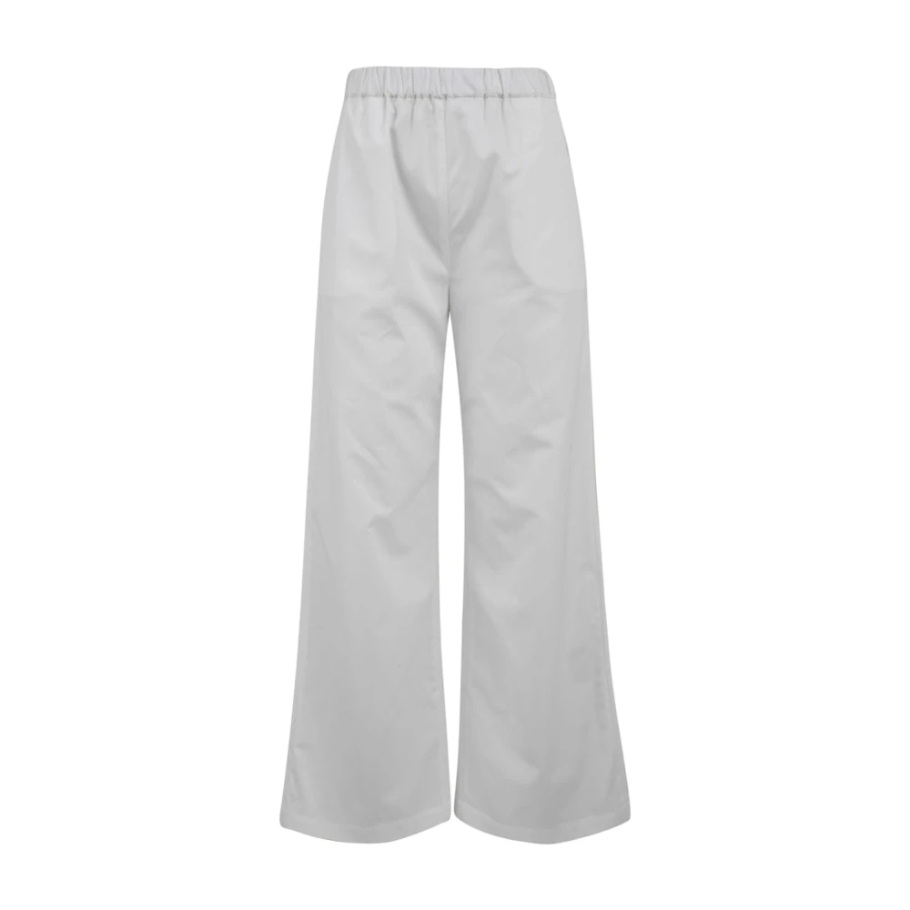Aspesi Wijde broek White Dames