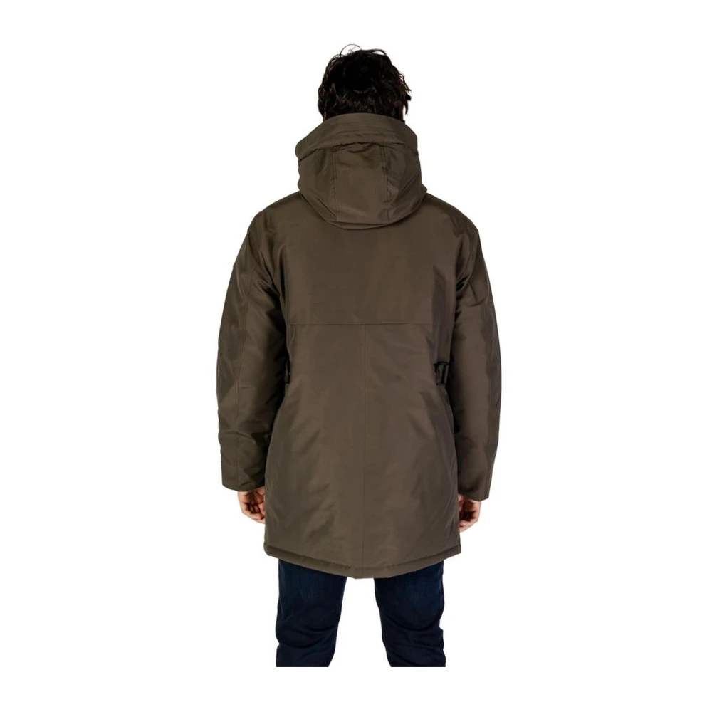 Replay Groene Polyamide Jas Green Heren