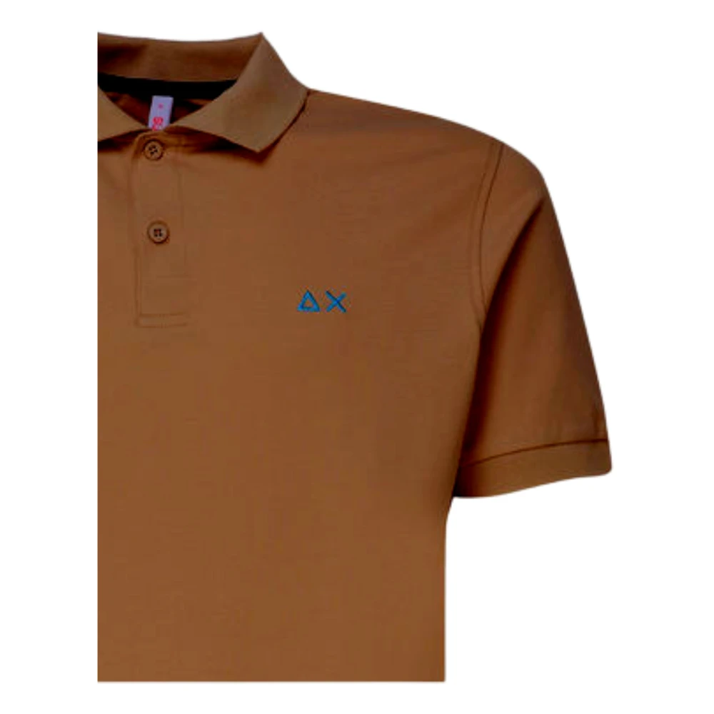 Sun68 Polo Shirts Brown Heren