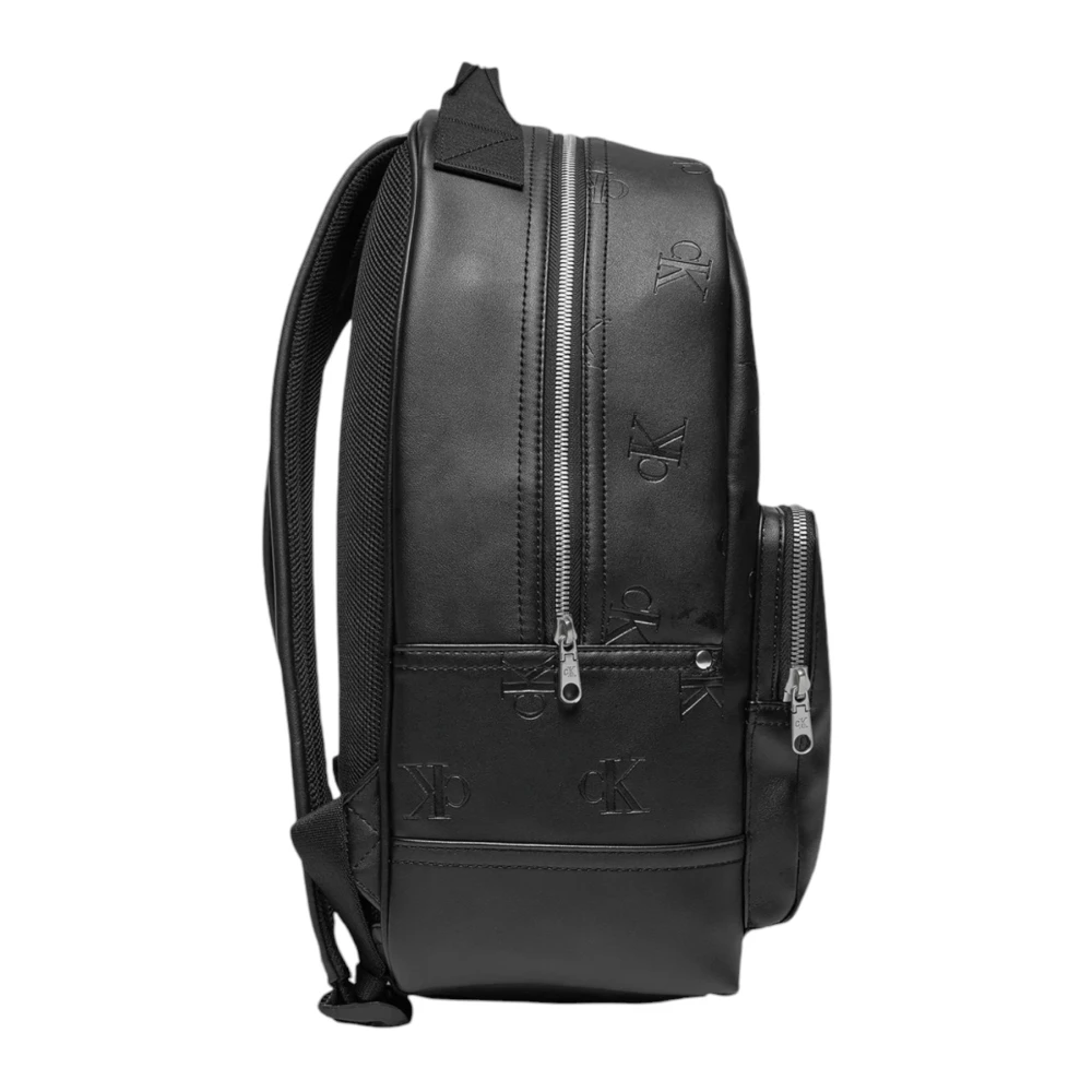 Calvin Klein Jeans Center Zip Campus Rugzak Black Heren