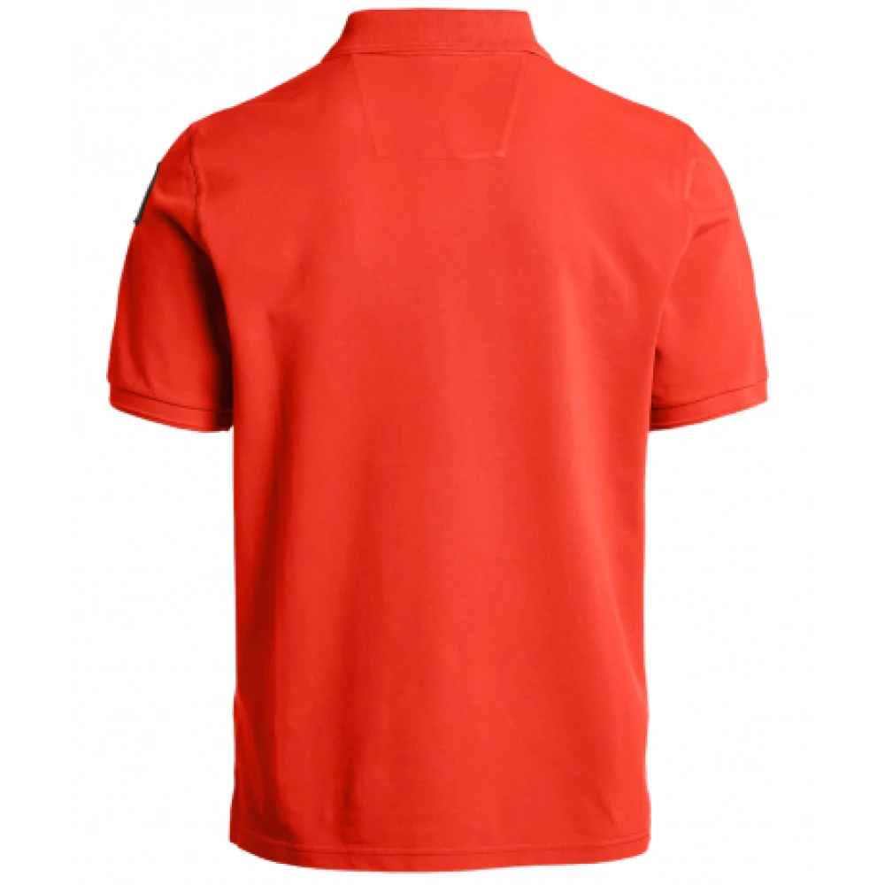 Parajumpers Compact Katoenen Polo Shirt Red Heren