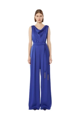 Kimono-jumpsuit med bä