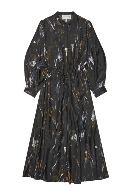 black-dress-with-abstract-print