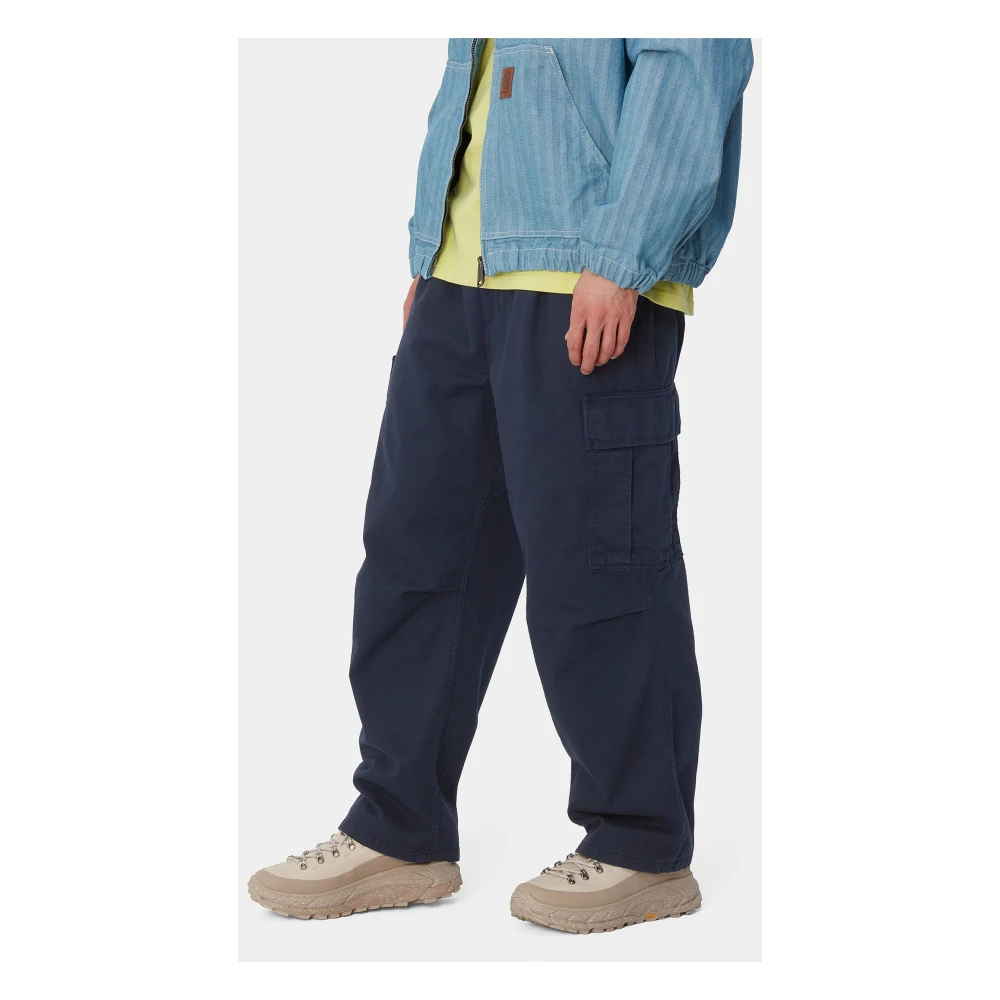 Carhartt WIP Cargo broek met relaxed fit Air Force Blue Heren