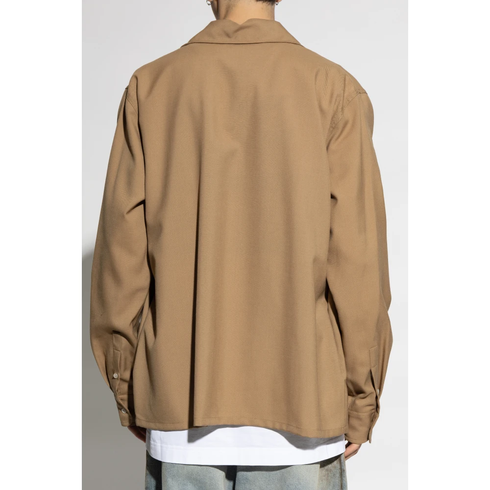 Marni Overhemd met zakken Beige Heren