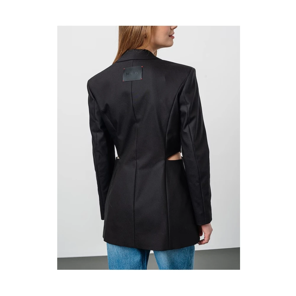 Hugo Boss Stijlvolle Sako Shirt Black Dames