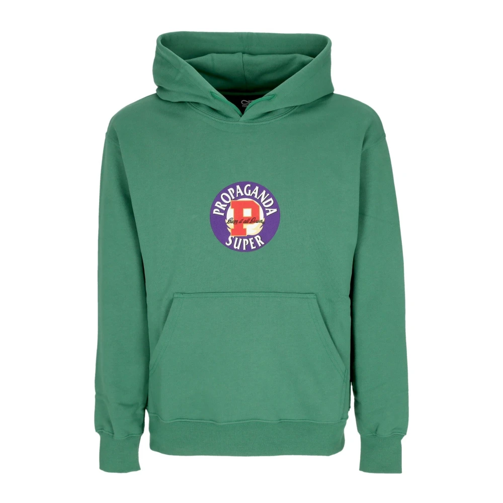 Propaganda Hoodie met trekkoord capuchon en zak Green Heren