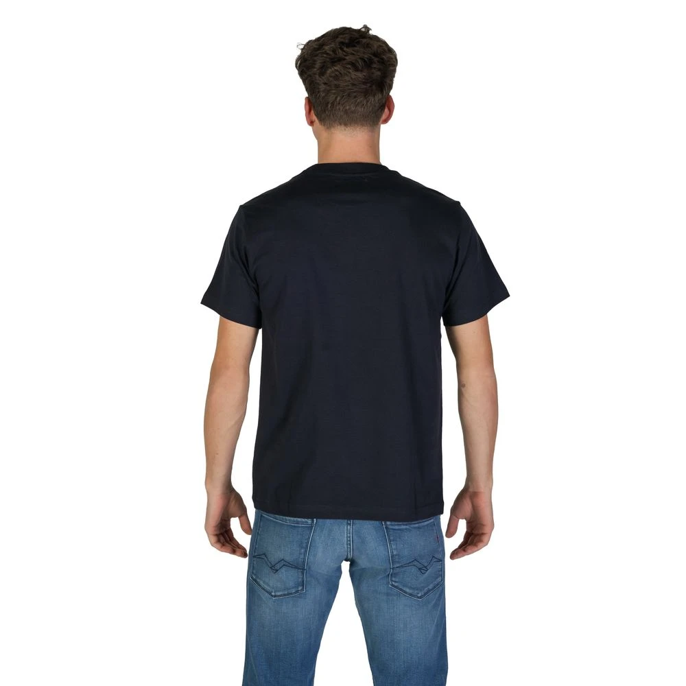 Replay Blauw Katoenen T-Shirt Korte Mouw Blue Heren