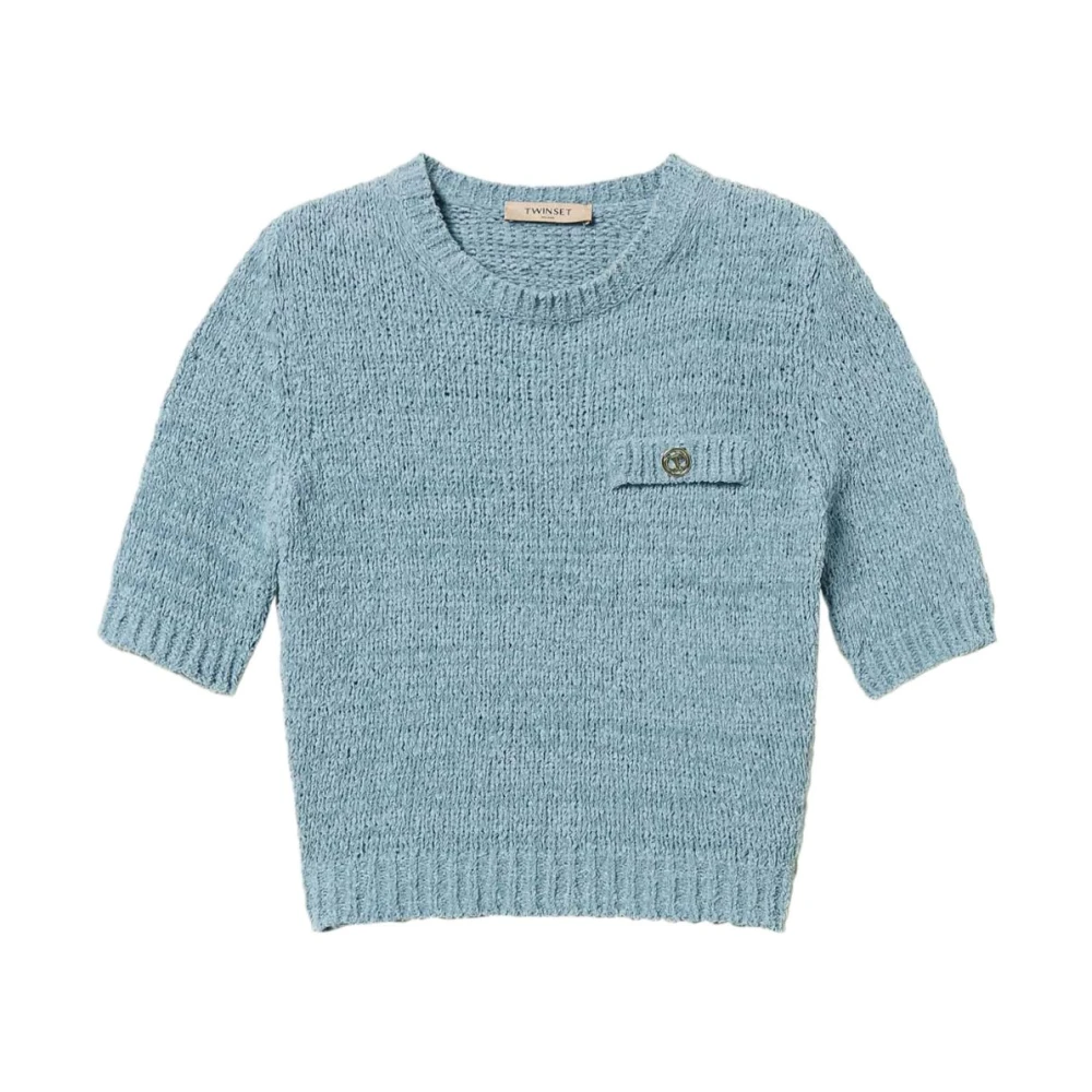 Twinset Stijlvolle Sweater Set Blue Dames