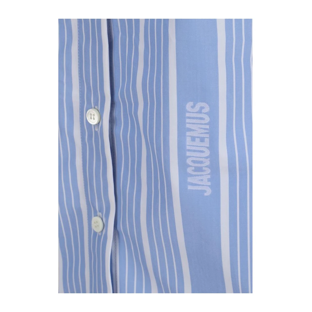 Jacquemus Shirt met uitgesneden rug en riem Blue Dames