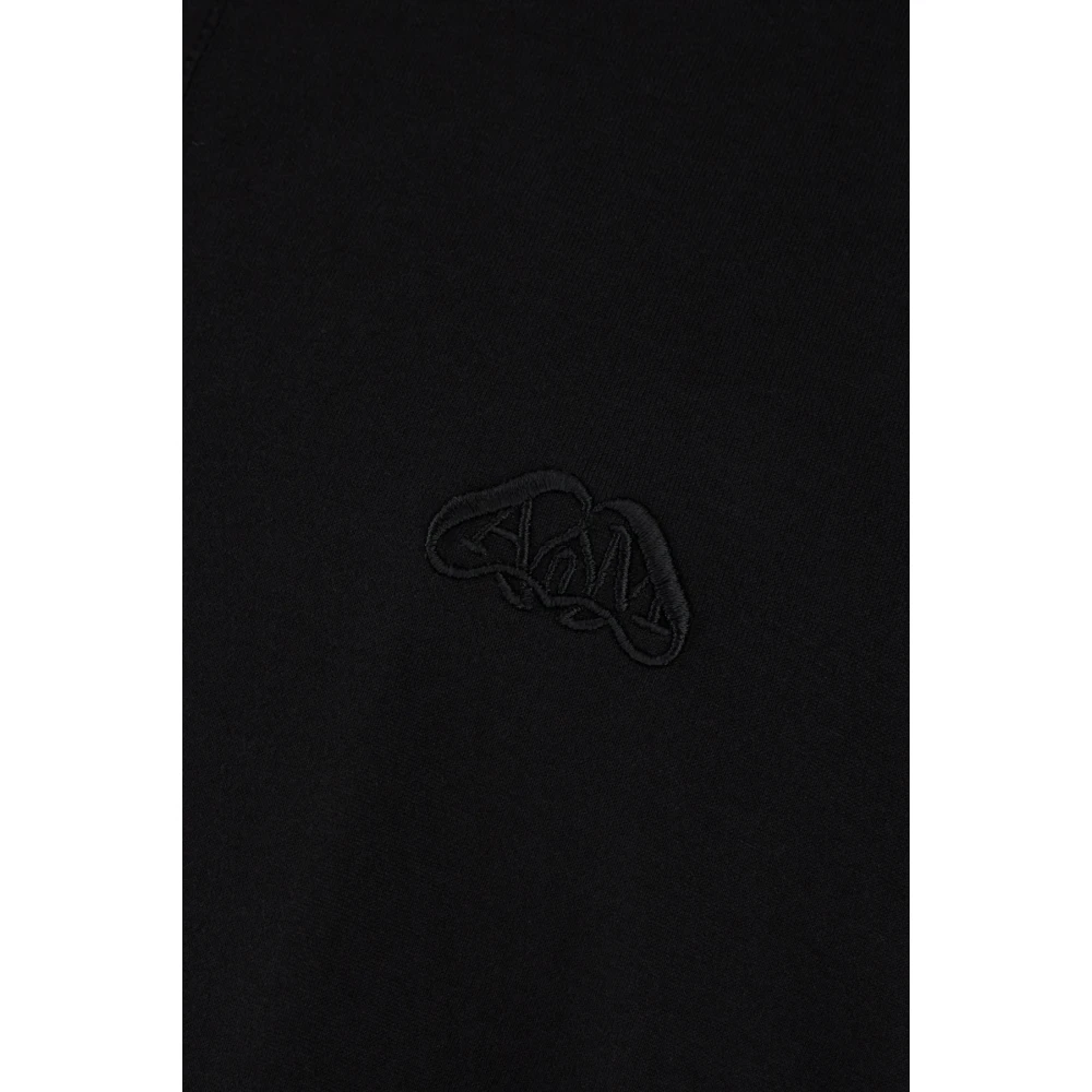 alexander mcqueen Klassieke Polo Shirt voor Mannen Black Heren