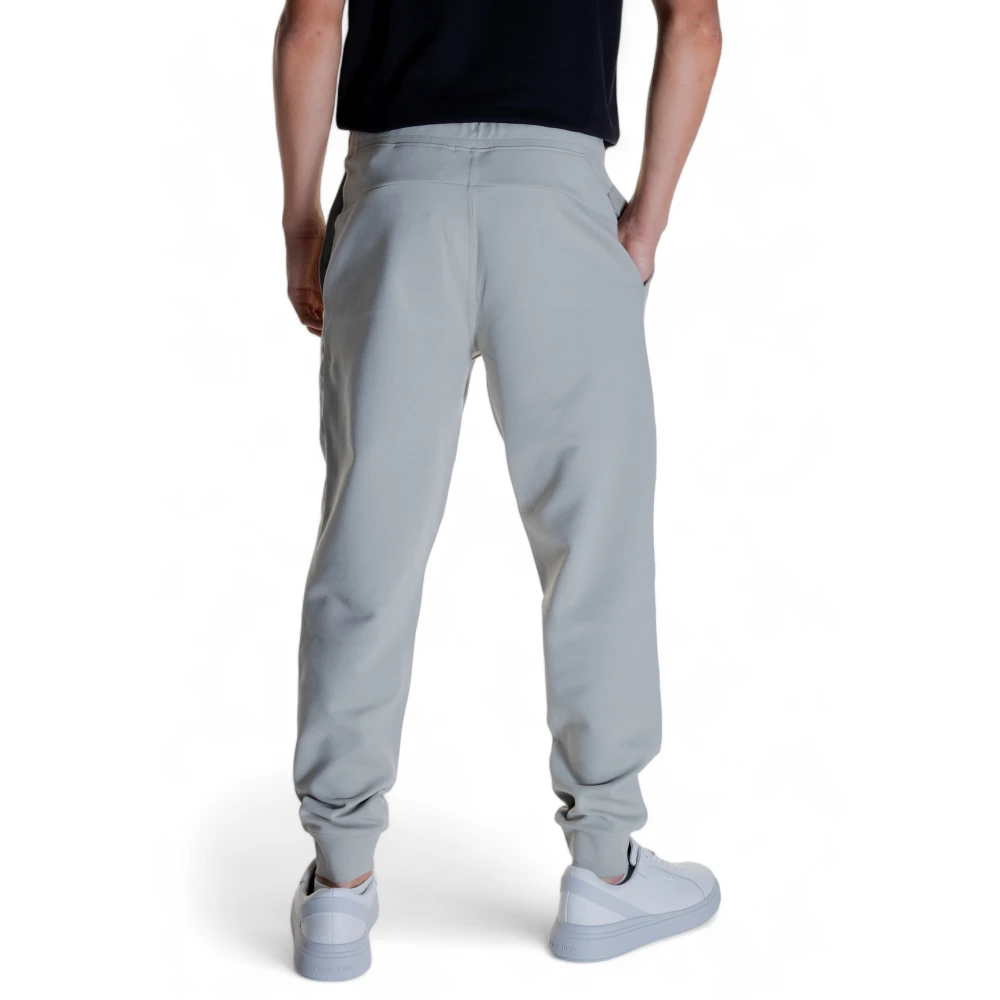 Calvin Klein Geëmbosseerde Logo Broekencollectie Katoenmix Gray Heren