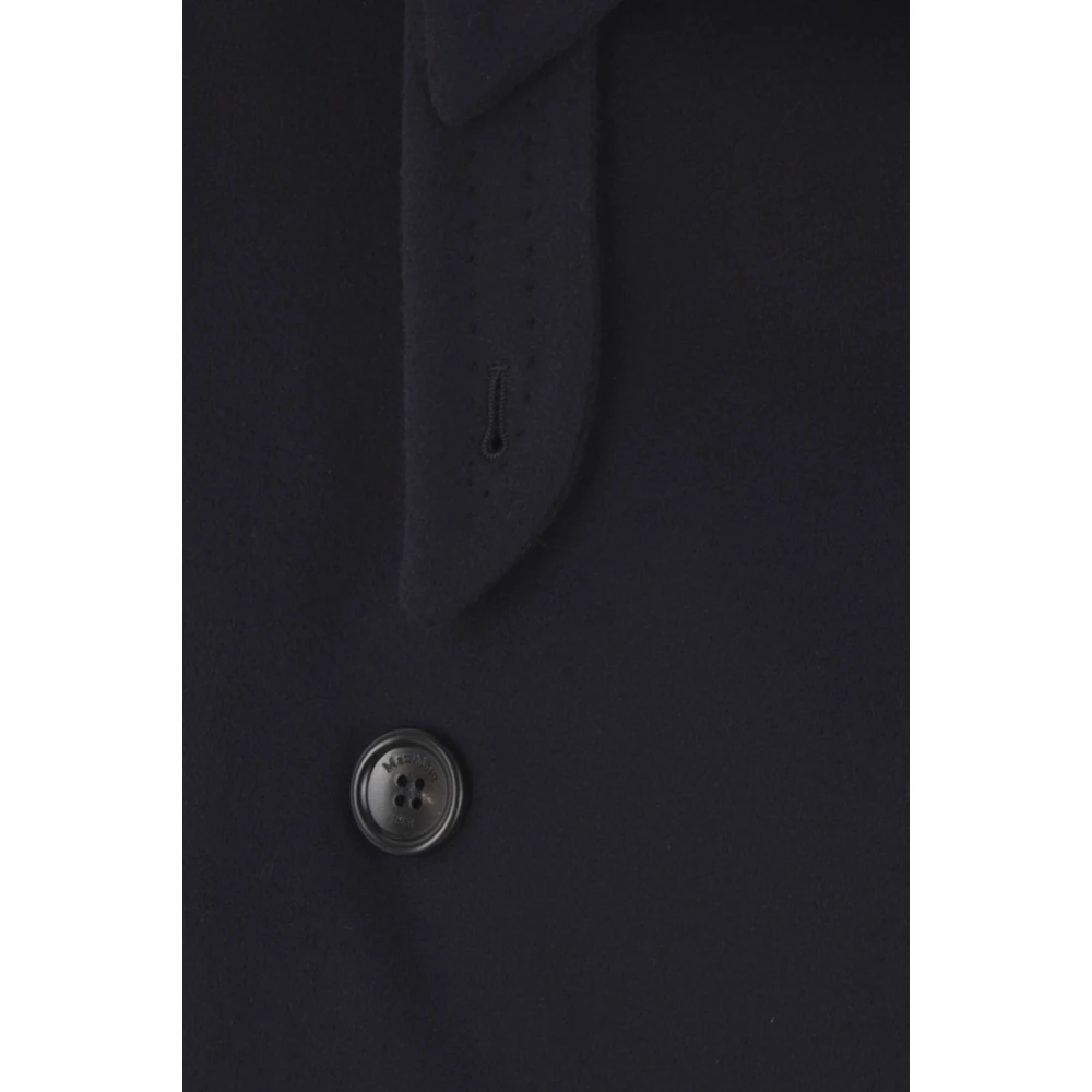Max Mara Blauwe Wol Kasjmier Caban Jas Blue Dames