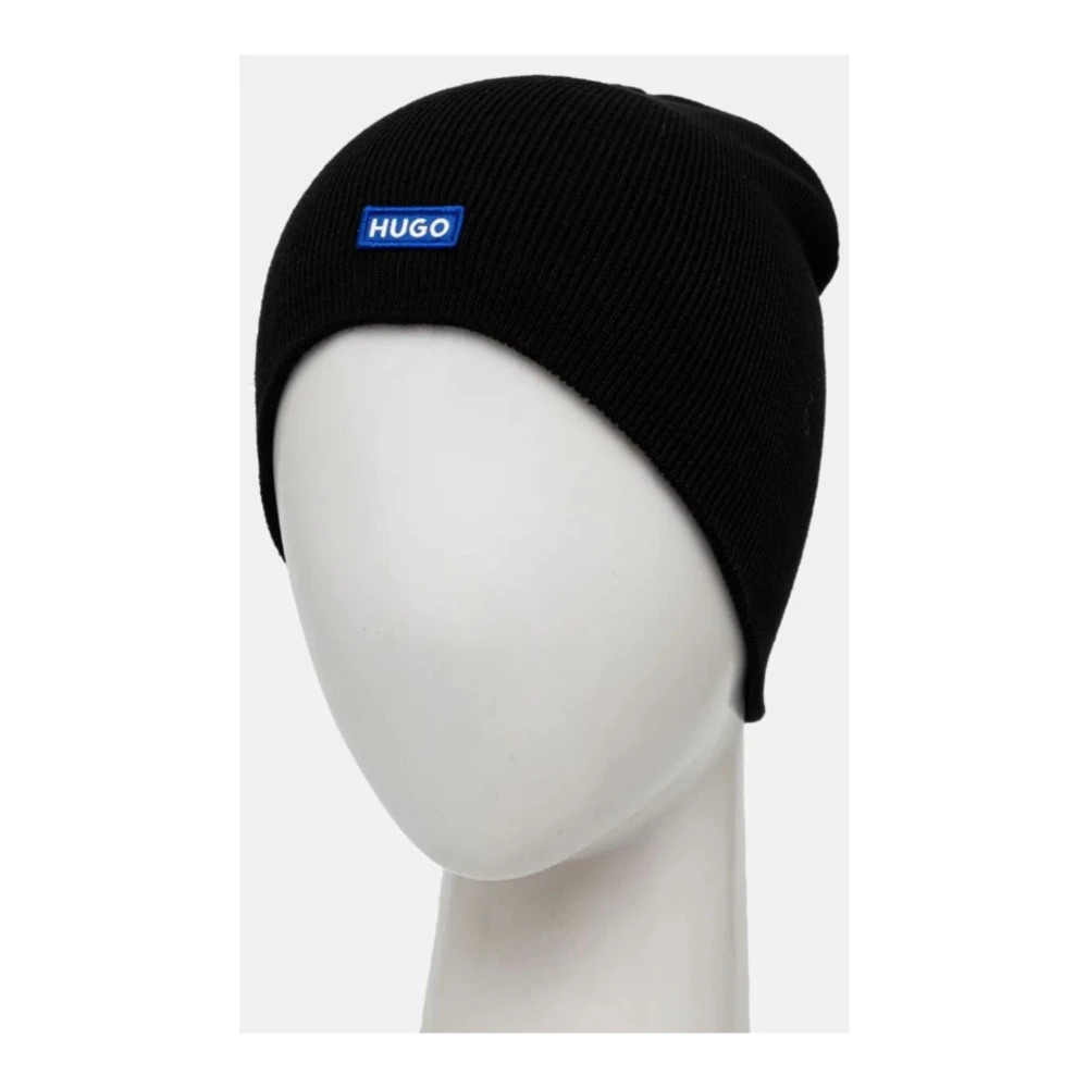 Hugo Boss Heren Beanie Hat Xovo_B Black Heren