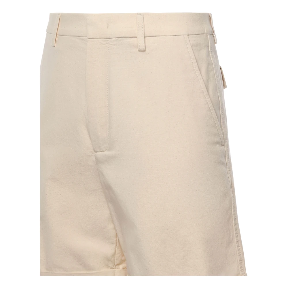 Valentino Garavani Beige Denim Bermuda Shorts Beige Heren