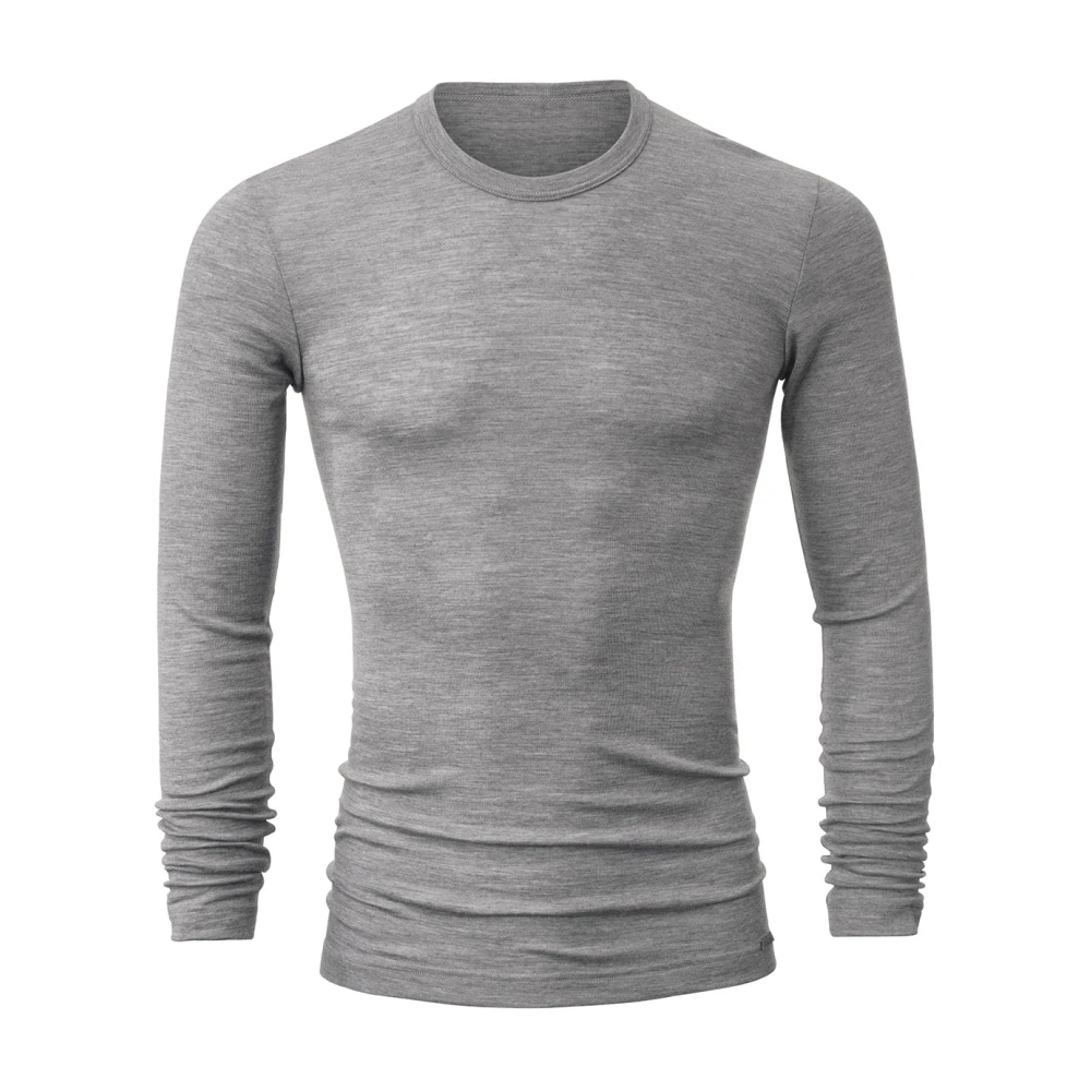 CALIDA Lange Mouw T-shirt Gray Heren