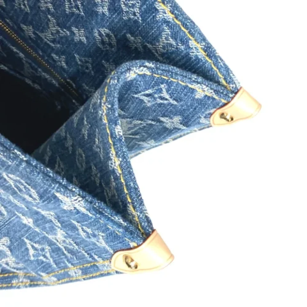Louis Vuitton Vintage Pre-owned Denim louis-vuitton-bags Blue Dames