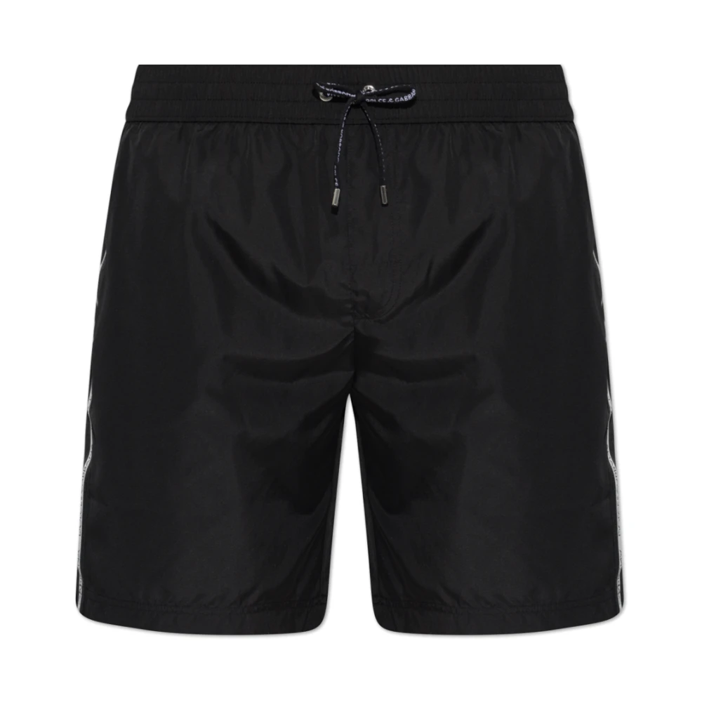 Dolce & Gabbana Herren Schwarz Bademode, K, Sgröße: