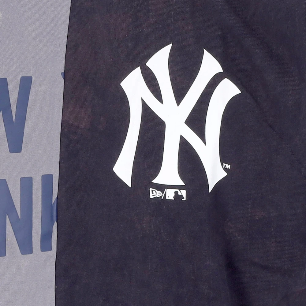 new era Yankees Grafische Tee Storm Grijs Navy Multicolor Heren