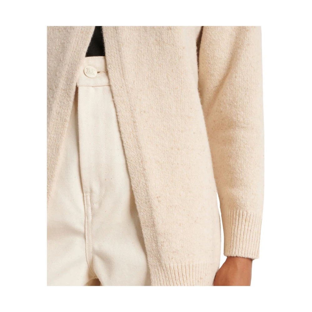 Max Mara Angelo Sweater met hoge hals detail Beige Dames