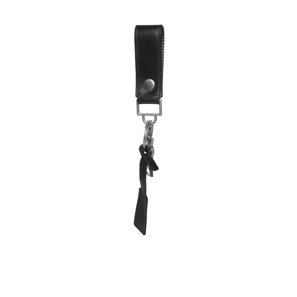 Saint Laurent Sleutelhanger met YSL-motief Black Heren