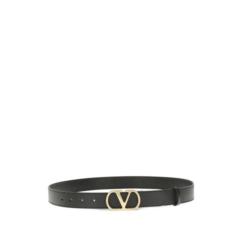 Valentino Garavani Black Belts - Unisex - Belts - 100 Cm - Accessories