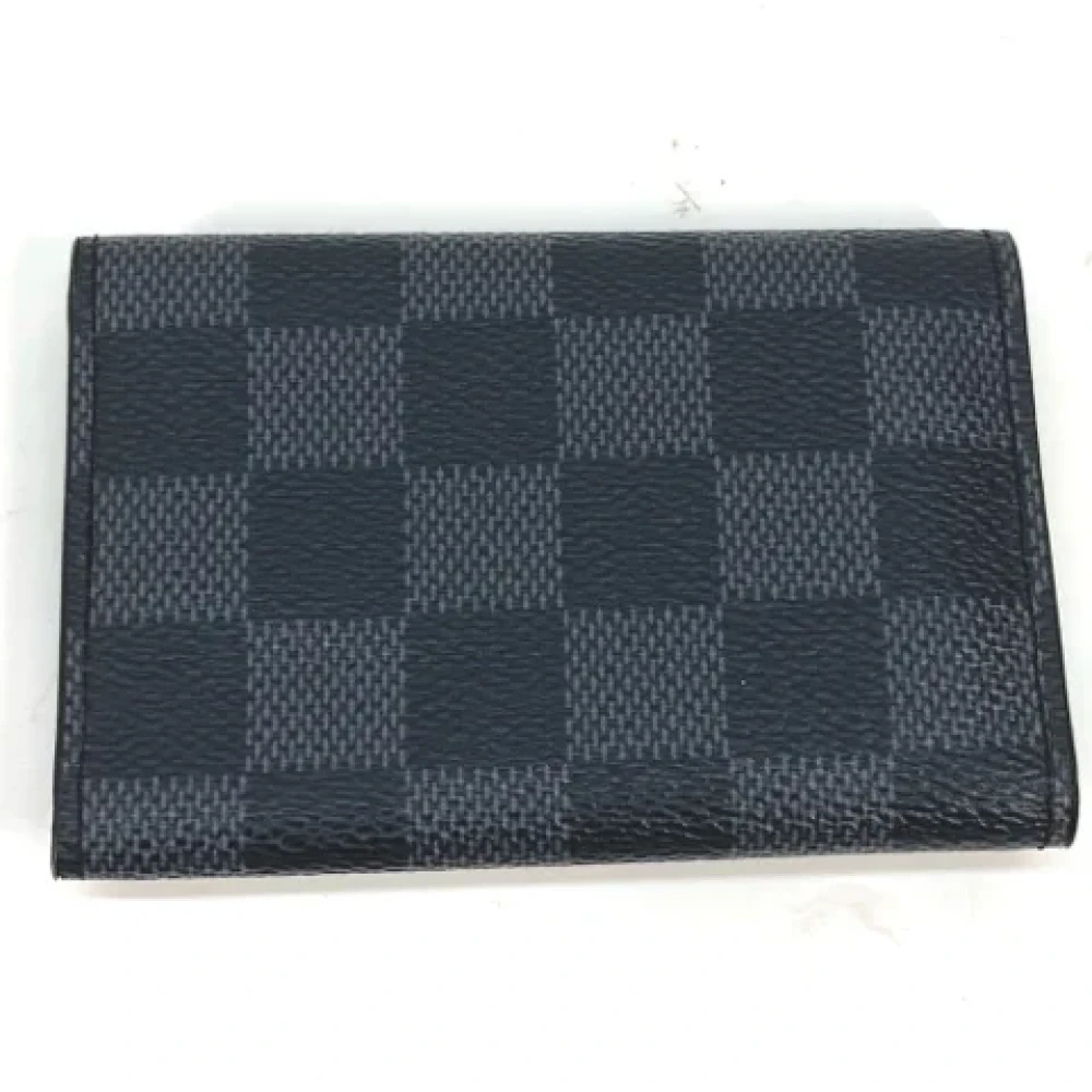 Louis Vuitton Vintage Pre-owned Cotton key-holders Black Dames