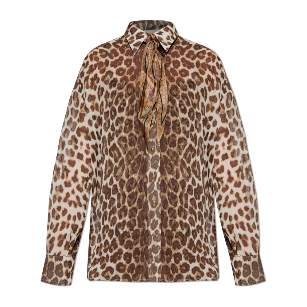 Zimmermann Bruine Shirts voor Vrouwen Aw24 Brown Dames