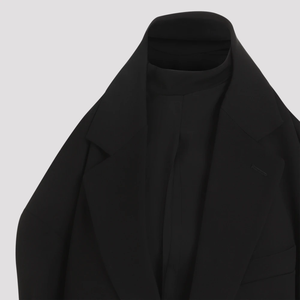 Balenciaga Tailored Suspended Dress Black Dames