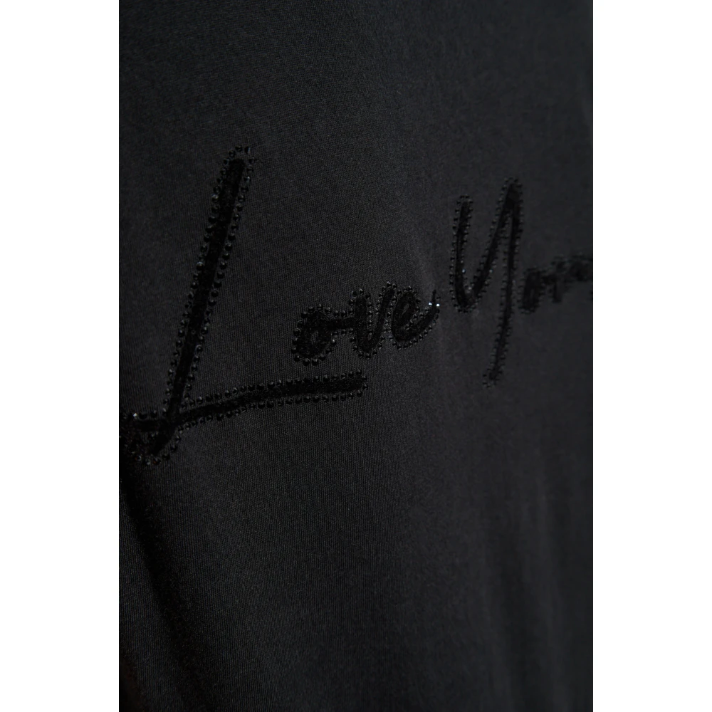Zadig & Voltaire T-shirt Henley Black Dames