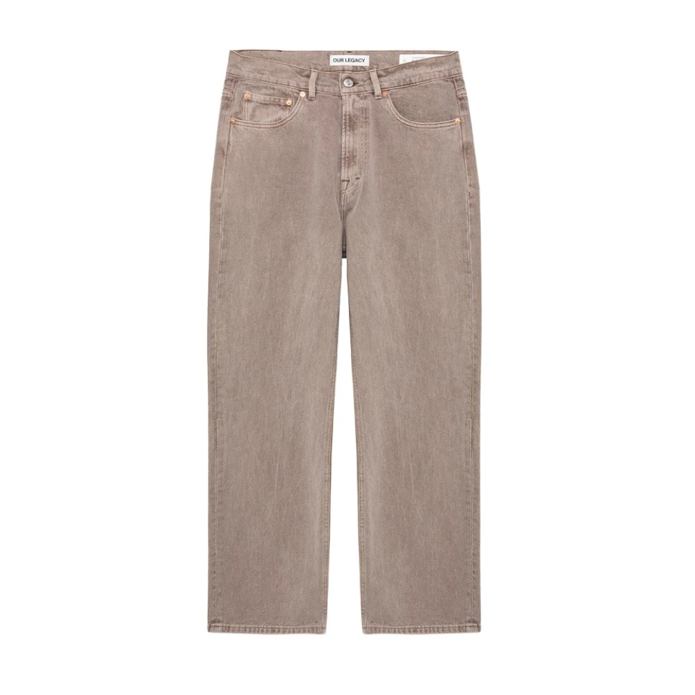 Our Legacy Trousers Brown Heren