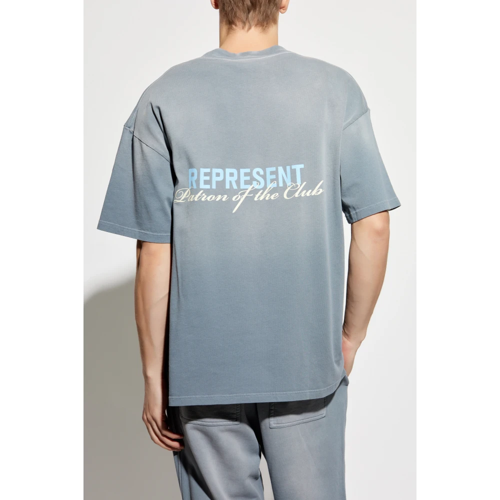Represent T-shirt Patron Of The Club Gray Heren