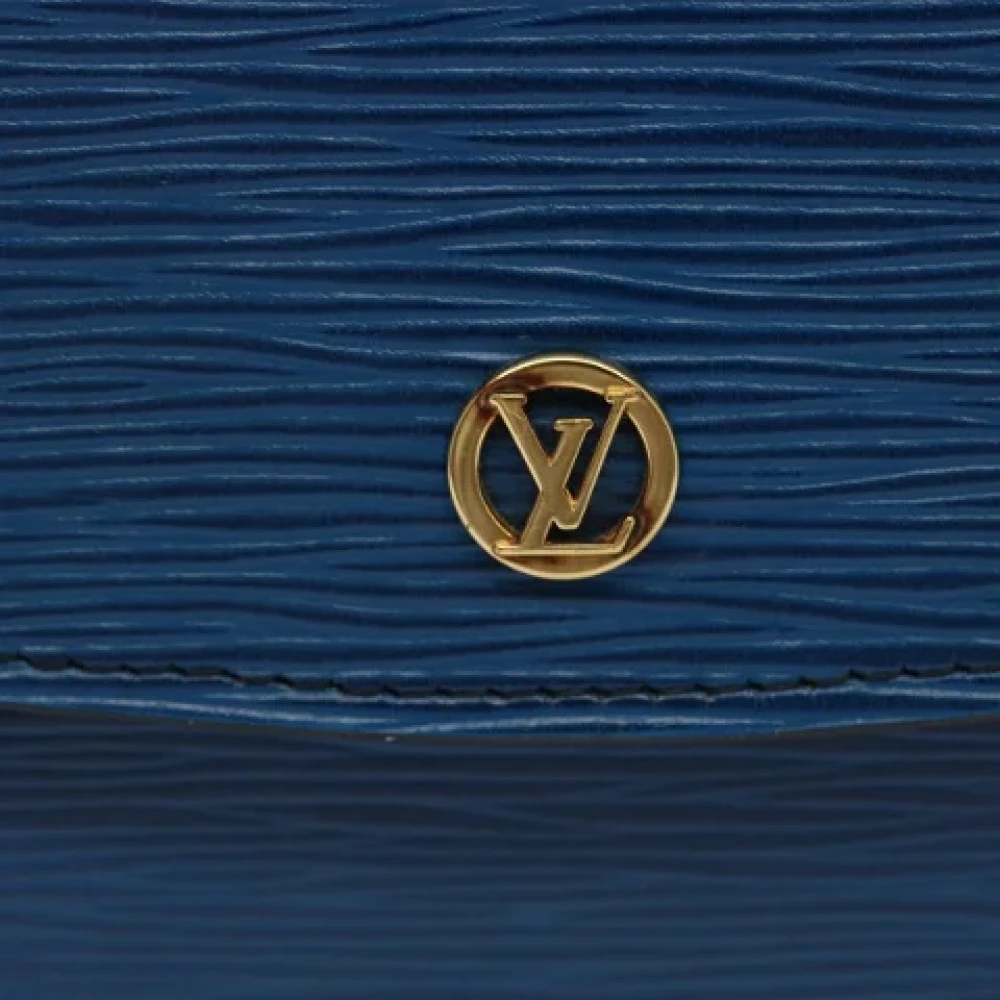 Louis Vuitton Vintage Pre-owned Leather clutches Blue Dames