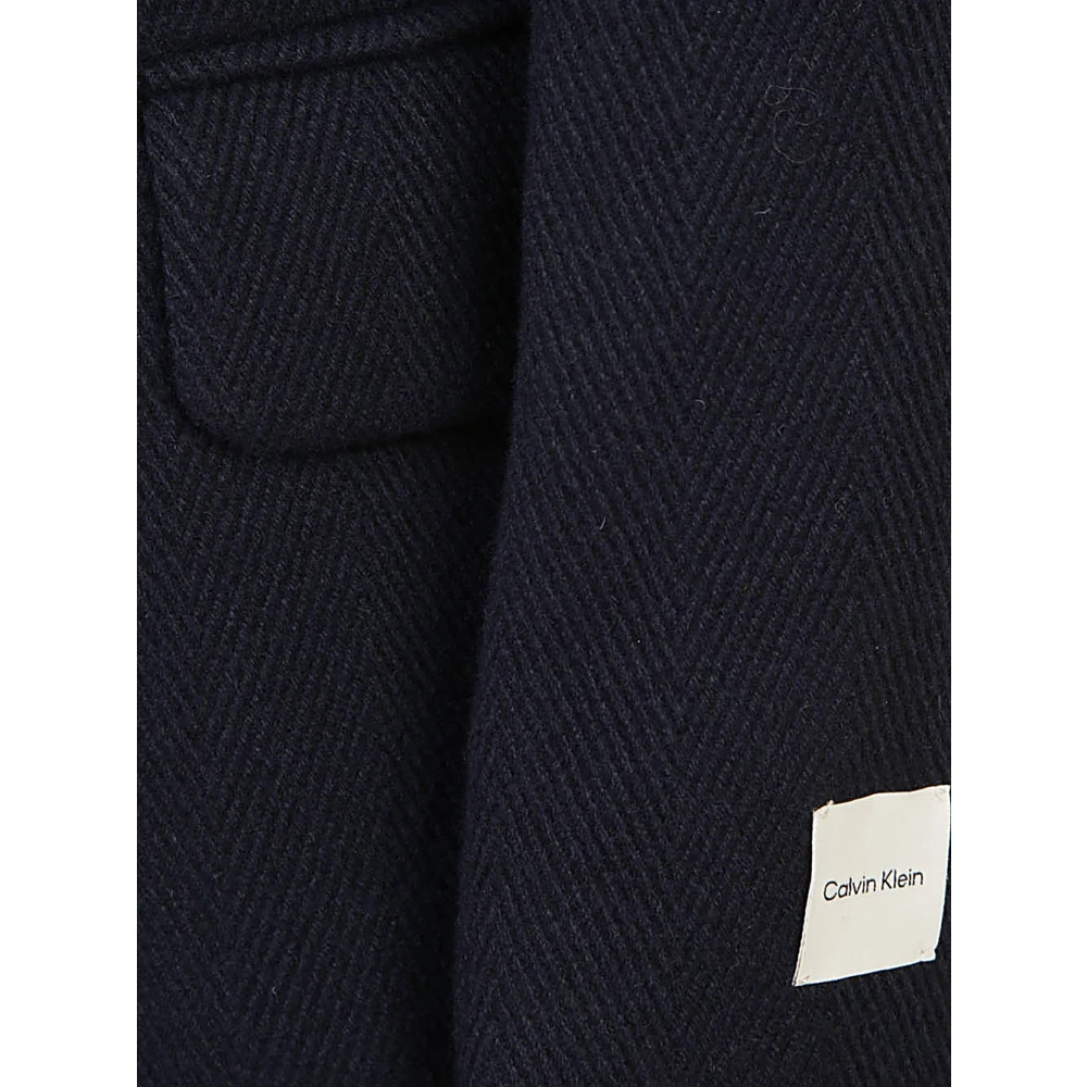 Calvin Klein Blauwe Jassen Mantels voor Vrouwen Blue Dames